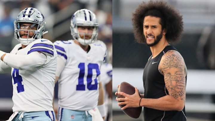 Colin Kaepernick ‘Starter for 5 NFL Teams,’ Claims PFT - So Why Not Dak Prescott Cowboys Backup?