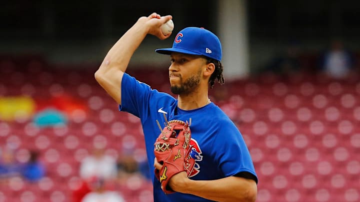 Watch: Reds Player Swings, Misses on 44-MPH Pitch From Cubs Shortstop
