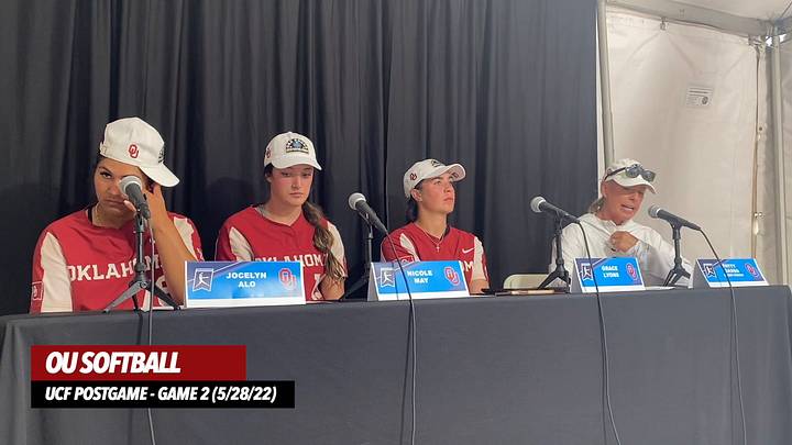 WATCH: Oklahoma's Postgame Press Conference After Beating UCF 7-1