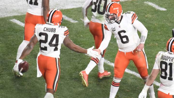 Nick Chubb Has Encouraging Words for Baker Mayfield Amid Trade Rumors