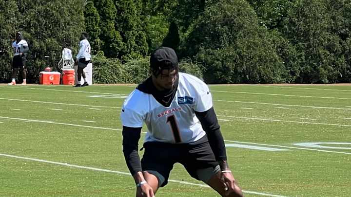 Watch: Clips of Joe Burrow, Ja'Marr Chase, Joseph Ossai, Tyler Boyd and Others at Bengals Practice Watch: Clips of Joe Burrow, Ja'Marr Chase, Joseph Ossai, Tyler Boyd and Others at Bengals Practice