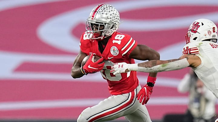 Video of Ohio State receiver Marvin Harrison, Jr. goes viral Video of Ohio State receiver Marvin Harrison, Jr. goes viral