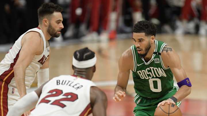 Miami Heat's Jimmy Butler Congratulates Jayson Tatum For Making Finals Miami Heat's Jimmy Butler Congratulates Jayson Tatum For Making Finals