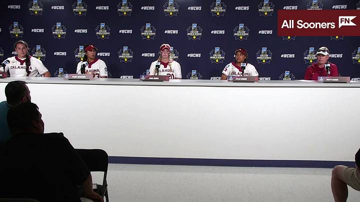 WATCH: Oklahoma Softball Northwestern Postgame