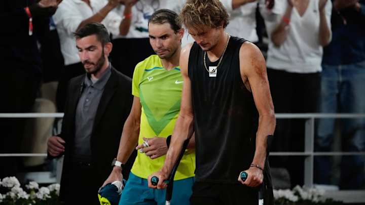 Rafael Nadal Has Message for Alexander Zverev After French Open Injury Rafael Nadal Has Message for Alexander Zverev After French Open Injury