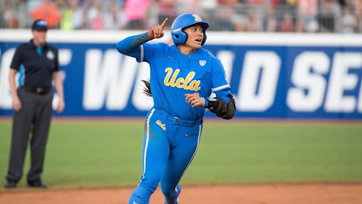 Megan Faraimo Rakes, UCLA Softball Beats Northwestern at Women's College World Series