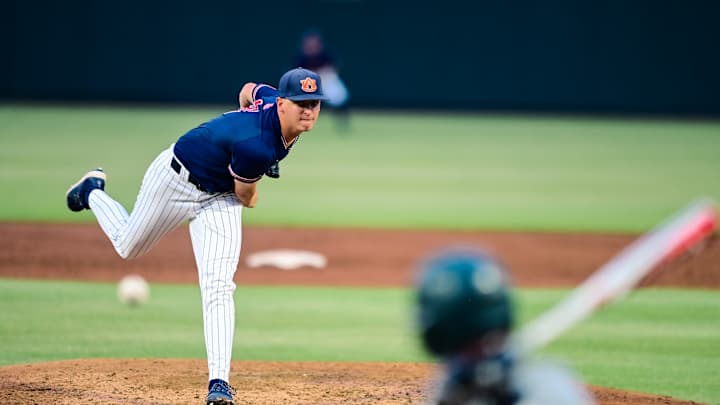 Former Auburn baseball pitcher Trace Bright selected by the Baltimore Orioles