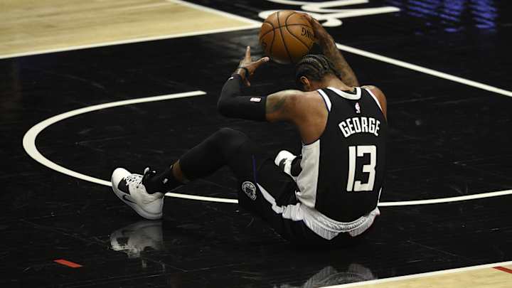 Paul George, Serge Ibaka, Patrick Beverley, and Rondo OUT against Denver Nuggets