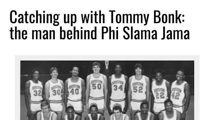 Rankman: How Tommy Bonk Gave Us `Phi Slama Jama' Rankman: How Tommy Bonk Gave Us `Phi Slama Jama'