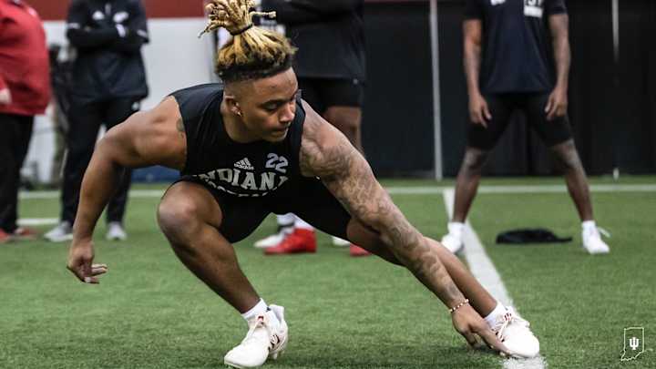 Indiana Football Official Pro Day Results