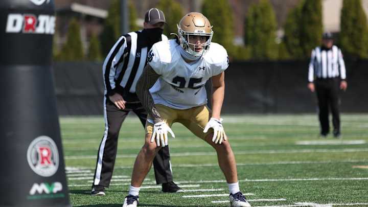 Sources: Notre Dame Linebacker Marist Liufau Out With An Injury