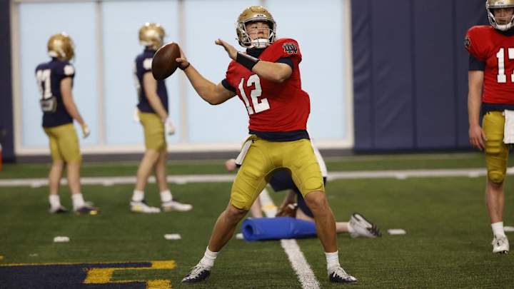 Notre Dame Football Practice No. 1: Highlights Notre Dame Football Practice No. 1: Highlights