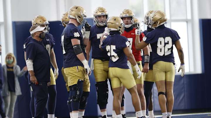Notre Dame Spring Football Photo Gallery, Highlight Videos