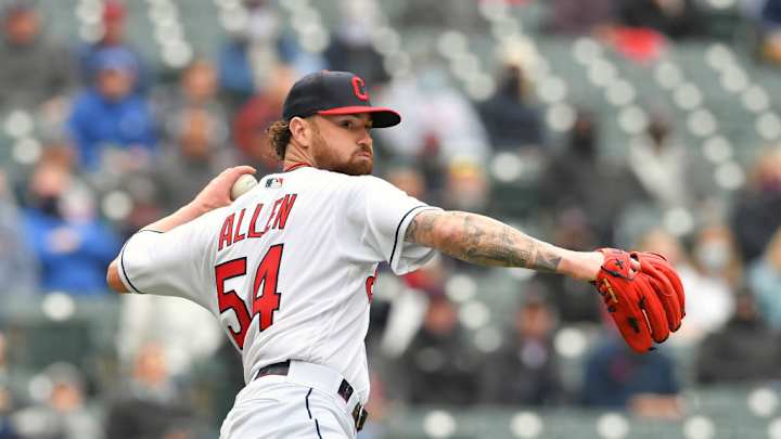 Allen's Solid Starting Debut for Indians Wasted; Bats Quiet in 3-0 Loss to Royals in Home Opener