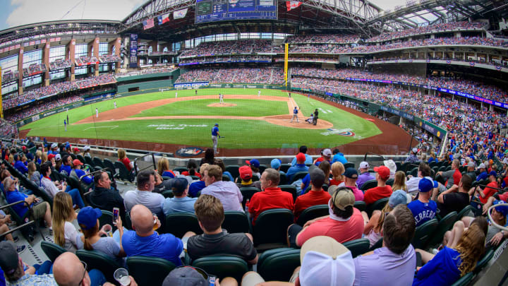 Globe Life Field Hosts Capacity Crowd for Rangers' Home Opener