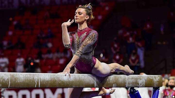 Oklahoma gymnast wins regional honor