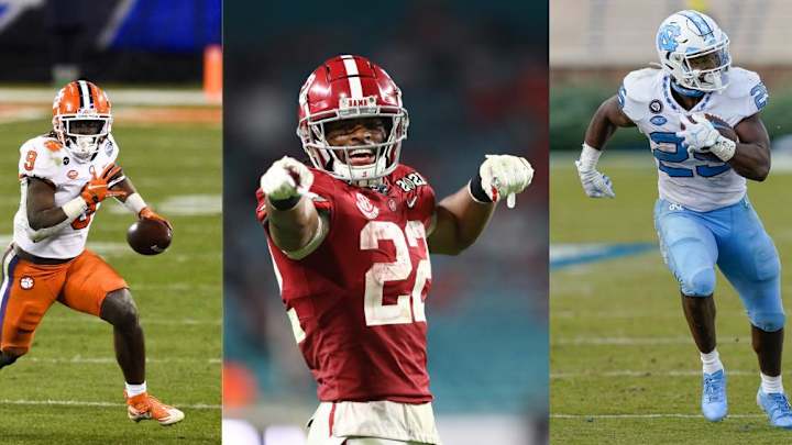 How Big is the Gap Between Harris, Etienne and Rest of RB Class?
