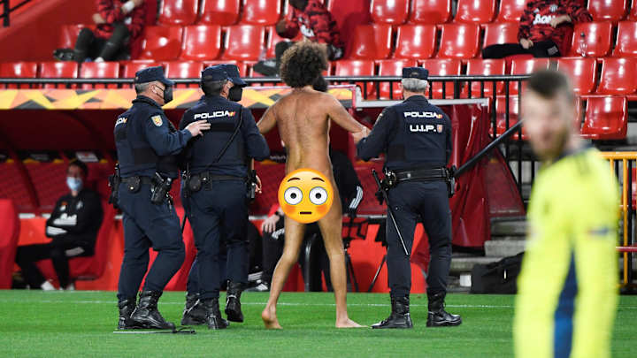 Manchester United–Granada Streaker Hid in Stadium Under a Tarp for 14 Hours