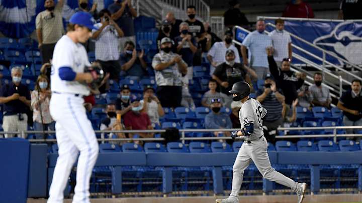 Yankees' Battery of Cole, Higashioka Pave Way to Series-Opening Victory Over Jays Yankees' Battery of Cole, Higashioka Pave Way to Series-Opening Victory Over Jays