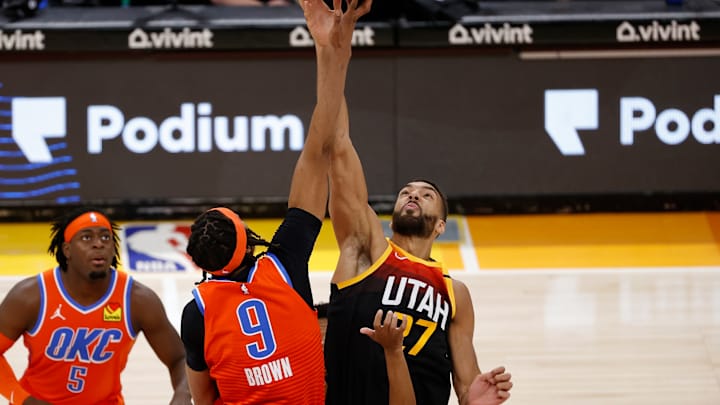 Handing out Game Balls after Lu Dort's show-stopping performance against Utah Handing out Game Balls after Lu Dort's show-stopping performance against Utah