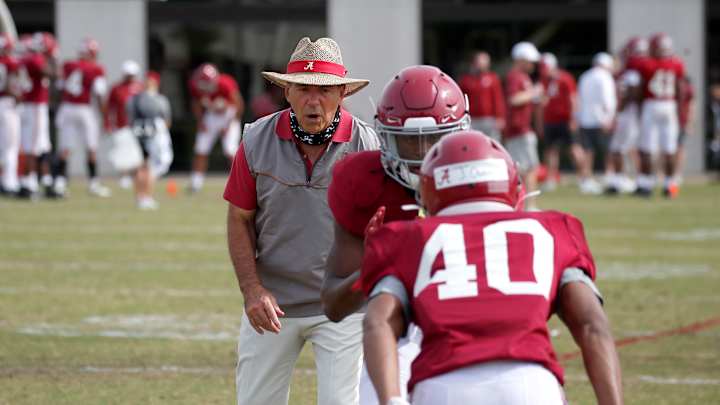 Practice Report: Alabama Football Hosts Next-to-Last Practice of Spring Season Practice Report: Alabama Football Hosts Next-to-Last Practice of Spring Season