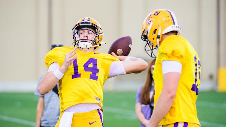 The Plan for the Quarterbacks in LSU Football Spring Game The Plan for the Quarterbacks in LSU Football Spring Game