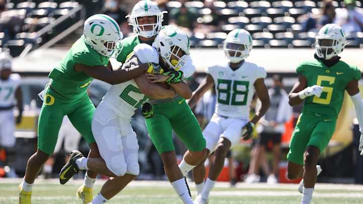Walk-on Running Backs Have Been 'Pleasant Surprise' During Oregon Spring Football Walk-on Running Backs Have Been 'Pleasant Surprise' During Oregon Spring Football