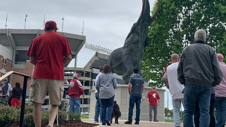 Tuska, The Newest Addition To Bryant-Denny Stadium, a Big Hit With Fans Tuska, The Newest Addition To Bryant-Denny Stadium, a Big Hit With Fans