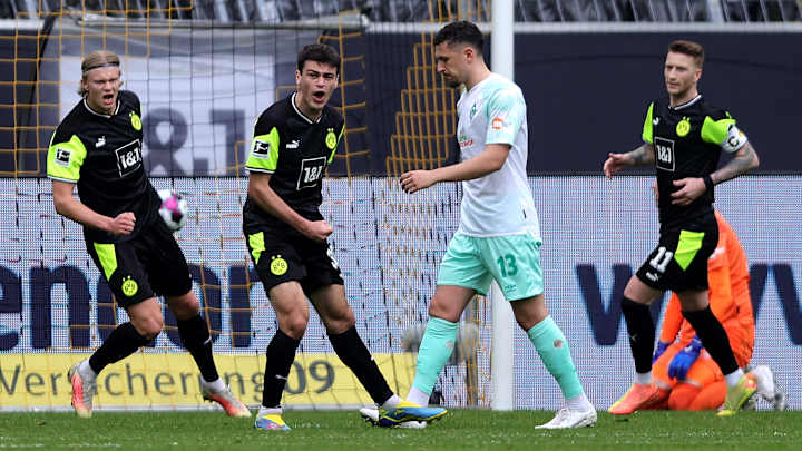 Haaland, USMNT's Reyna Score in Dortmund's Win Over Werder Bremen