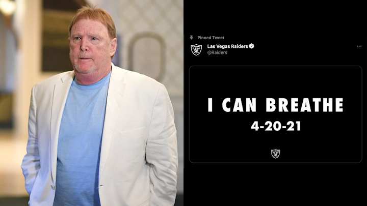 Raiders Owner Mark Davis Says He Created Team Account's 'I Can Breathe' Tweet Raiders Owner Mark Davis Says He Created Team Account's 'I Can Breathe' Tweet