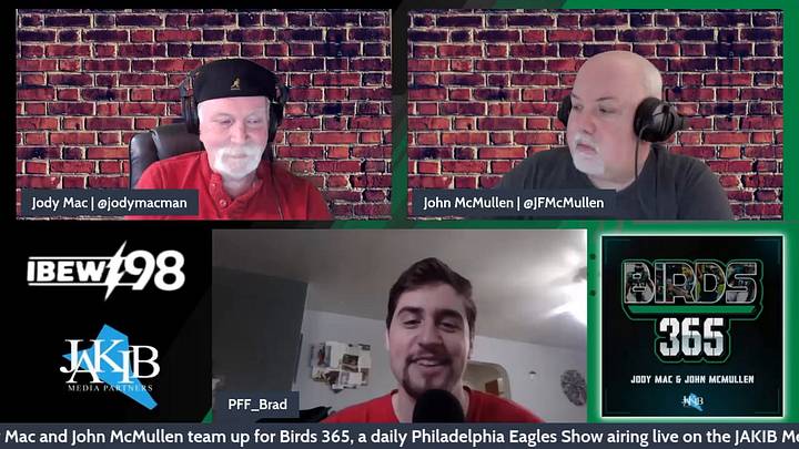 BIRDS 365: PFF's Brad Spielberger and NJ.com's Mike Kaye Stop by the Show BIRDS 365: PFF's Brad Spielberger and NJ.com's Mike Kaye Stop by the Show