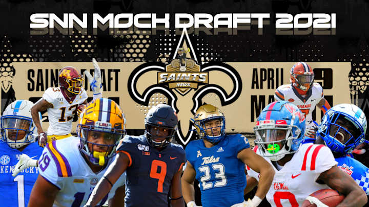 New Orleans Saints Live Mock Draft 2021