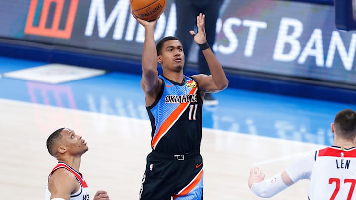 Theo Maledon sets Thunder rookie season 3-point record Theo Maledon sets Thunder rookie season 3-point record