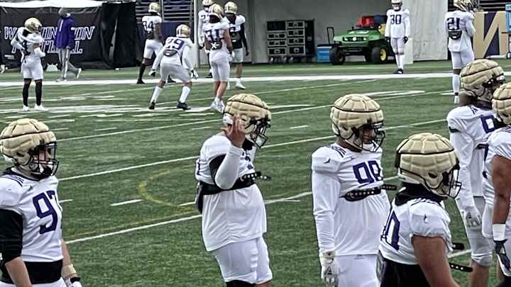 Dancing with the Stars: Tuli Shows Off Best Moves Before UW Scrimmage