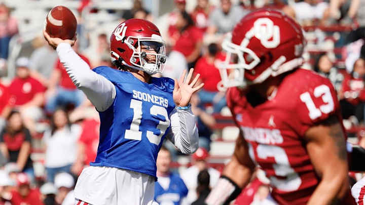 Oklahoma's Caleb Williams shines in Saturday's Red/White Game