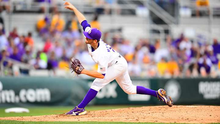 LSU Baseball Offense Can't Get Going, Pitching Suffers Late in 7-0 Loss to No. 1 Arkansas