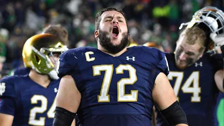 Buccaneers Select Notre Dame OL Robert Hainsey in Third Round