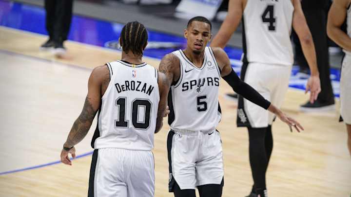 Spurs' Dejounte Murray, DeMar DeRozan Ruled Out vs. Sixers Spurs' Dejounte Murray, DeMar DeRozan Ruled Out vs. Sixers