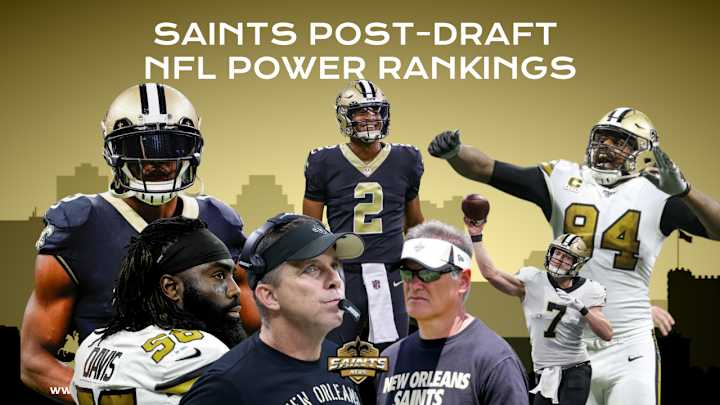 Saints Post-Draft NFL Power Rankings 2021 Saints Post-Draft NFL Power Rankings 2021