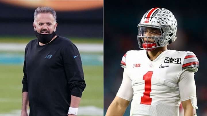 Matt Rhule Explains Why He Passed on Justin Fields for Jaycee Horn Matt Rhule Explains Why He Passed on Justin Fields for Jaycee Horn