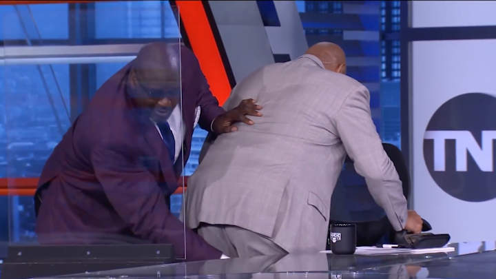 Charles Barkley Cramped Up on ‘Inside the NBA’ and Needed a Massage From Shaq