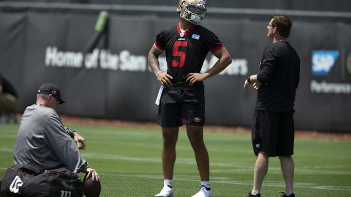 Honest Assessment of Trey Lance's First Practice with the 49ers Honest Assessment of Trey Lance's First Practice with the 49ers