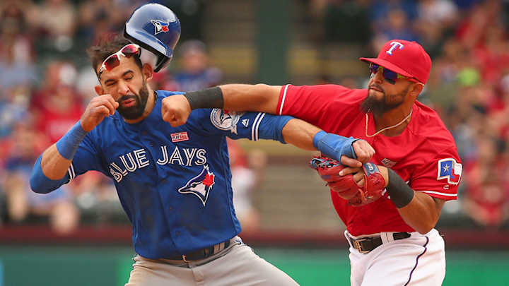 Rangers History Today: Three Homers & A Punch Heard 'Round The World Rangers History Today: Three Homers & A Punch Heard 'Round The World