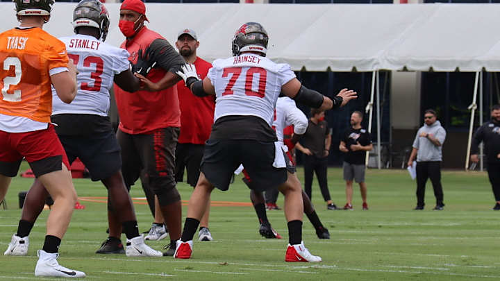 Bruce Arians Envisions Robert Hainsey Playing Every Spot on Buccaneers OL