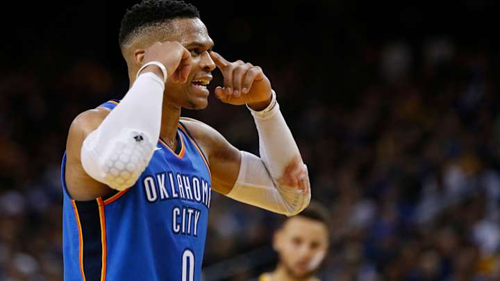 On This Day: Thunder Beat Warriors in Game 1 of Western Conference Finals On This Day: Thunder Beat Warriors in Game 1 of Western Conference Finals