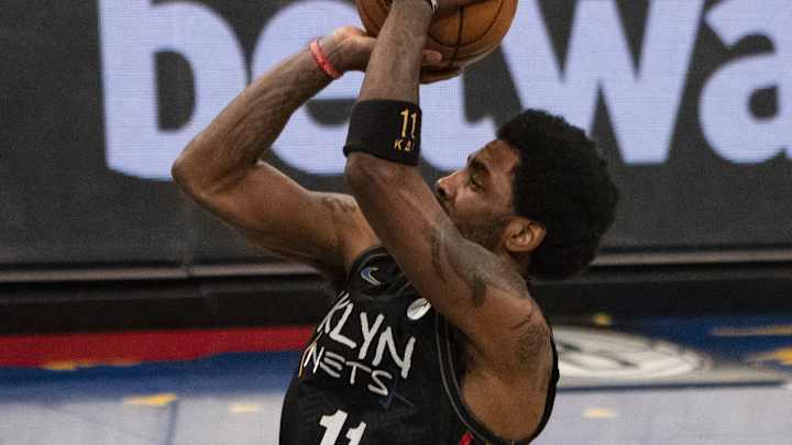 NBA Playoffs: Nets' Kyrie Irving Pre-Game Outfit Before Game in Boston Against Celtics