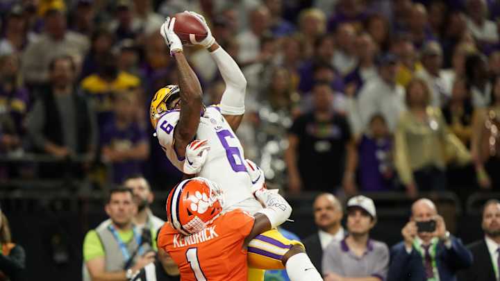 LSU Receiver Terrace Marshall Limited in Carolina Panthers Rookie Mini Camp