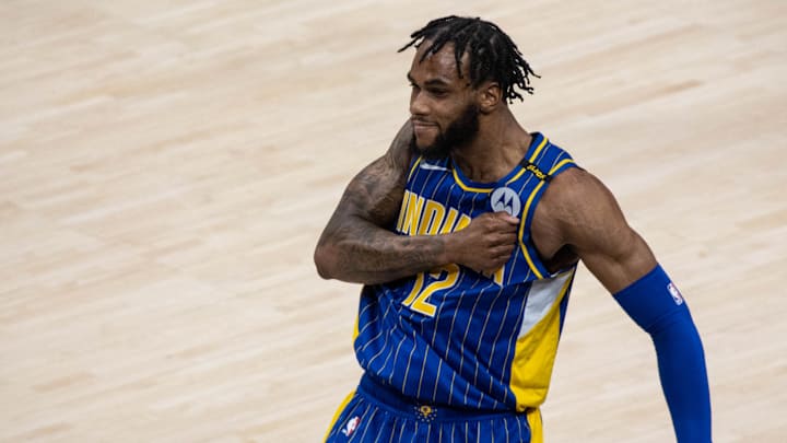 Oshae Brissett Leads Pacers to Victory In First Ever Play-In Tournament Game