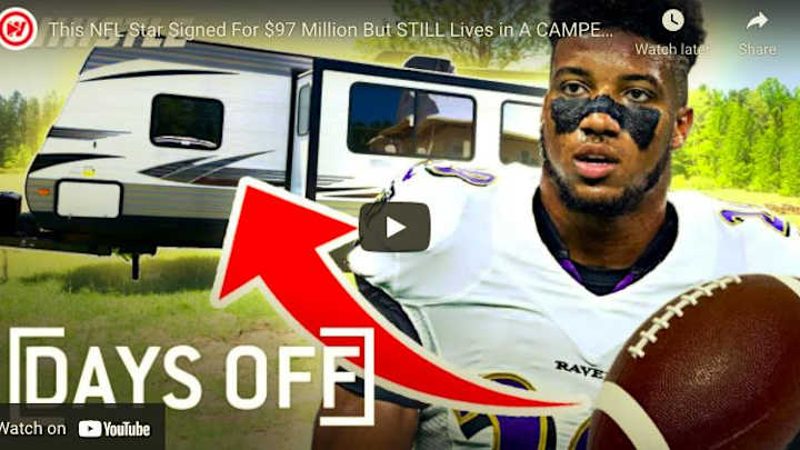 Video: Marlon Humphrey Living in Camper While He Builds New Home Video: Marlon Humphrey Living in Camper While He Builds New Home