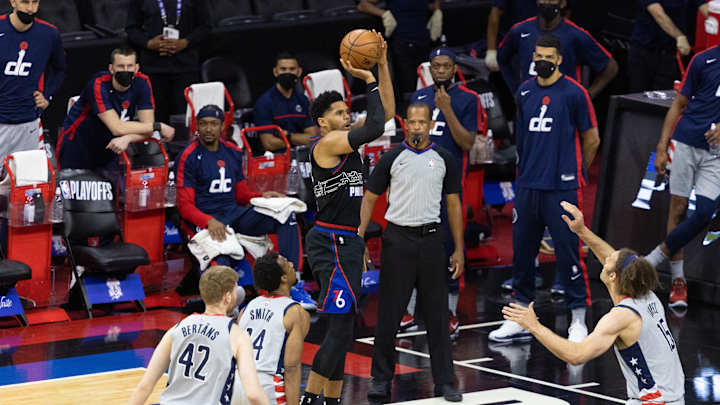 Tobias Harris, Sixers Snag Game 1 vs. Washington Wizards in 2021 NBA Playoffs Tobias Harris, Sixers Snag Game 1 vs. Washington Wizards in 2021 NBA Playoffs